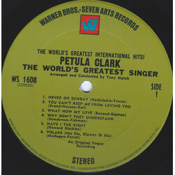 Petula Clark The World's Greatest International Hits Vinyl LP USED