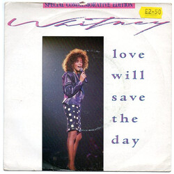 Whitney Houston Love Will Save The Day USED VINYL 7INCH SINGLE SPECIAL EDITION