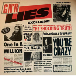 Guns N' Roses G N' R Lies Vinyl LP USED