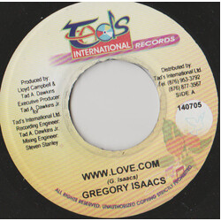 Gregory Isaacs WWW.Love.Com USED VINYL 7INCH 45 RPM SINGLE
