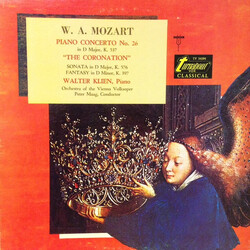 Wolfgang Amadeus Mozart / Walter Klien Piano Concerto No. 26 "The Coronation" Vinyl LP USED