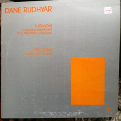 Dane Rudhyar 5 Stanzas / Epic Poem Vinyl LP USED