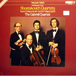Dmitri Shostakovich / The Gabrieli String Quartet Quartets No. 1 In C Major; Op. 49 / No. 3 In F Major; Op. 73 Vinyl LP USED