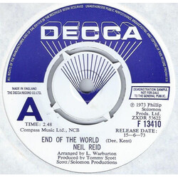 Neil Reid (3) End Of The World USED VINYL 7INCH 45 RPM SINGLE PROMO