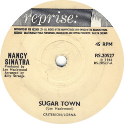 Nancy Sinatra Sugar Town USED VINYL 7INCH 45 RPM