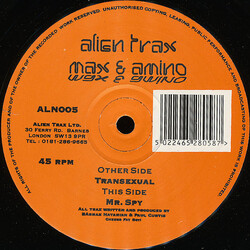 Max & Amino Transexual / Mr. Spy USED VINYL 12INCH 45 RPM