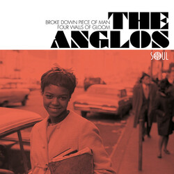 The Anglos Broke Down Piece Of Man / Four Walls Of Gloom USED VINYL 7INCH 45 RPM LIMITED EDITION