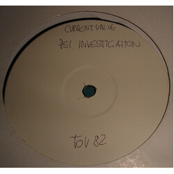 Current Value PSI Investigation / Mind Bullet USED VINYL 12INCH 45 RPM WHITE LABEL