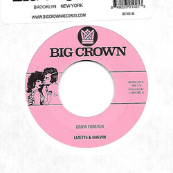 Lizette & Quevin Grow Forever / Now Its Your Turn To Sing USED VINYL 7INCH 45 RPM