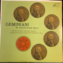 Francesco Geminiani / Barchet-Quartett / Helma Elsner / Pro Musica Orchestra Stuttgart / Rolf Reinhardt Six Concerti Grossi, Op. 3 Vinyl LP USED