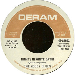 The Moody Blues Nights In White Satin USED VINYL 7INCH 45 RPM SINGLE
