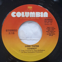 Lori Yates Cowboy / Scene Of The Crime USED VINYL 7INCH 45 RPM SINGLE