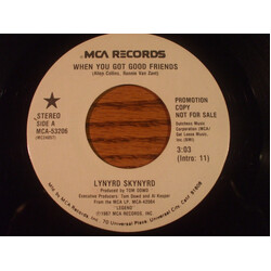 Lynyrd Skynyrd When You Got Good Friends USED VINYL 7INCH 45 RPM SINGLE PROMO