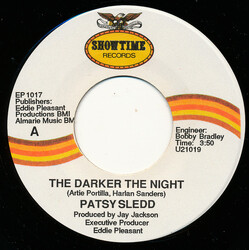 Patsy Sledd The Darker The Night / My First Step Down USED VINYL 7INCH 45 RPM SINGLE