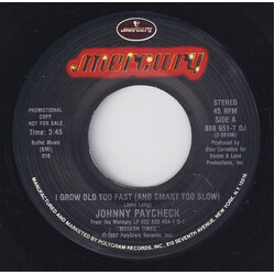 Johnny Paycheck I Grow Old Too Fast (And Smart Too Slow) USED VINYL 7INCH 45 RPM PROMO