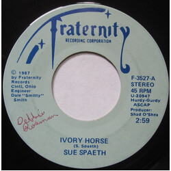 Sue Spaeth Ivory Horse / Heaven (Let Me Take You To Heaven) USED VINYL 7INCH 45 RPM
