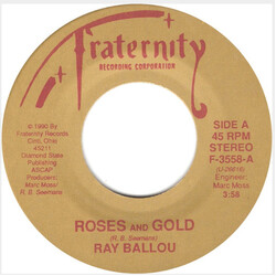 Ray Ballou Roses And Gold USED VINYL 7INCH 45 RPM SINGLE
