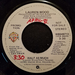 Lauren Wood Half As Much USED VINYL 7INCH SINGLE PROMO STEREO MONO