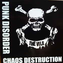 The Vile Punk Disorder Chaos Destruction Vinyl LP USED