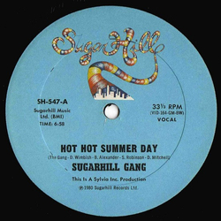 Sugarhill Gang Hot Hot Summer Day Vinyl 12" USED