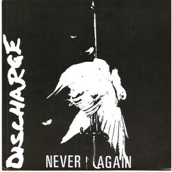 Discharge Never Again USED VINYL 7INCH 45 RPM SINGLE REISSUE