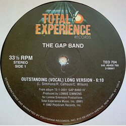 The Gap Band Outstanding USED VINYL 12INCH 33 S RPM REISSUE