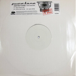 Puretone Addicted To Bass (Drum & Bass Mixes) USED VINYL 12INCH 45 RPM WHITE LABEL