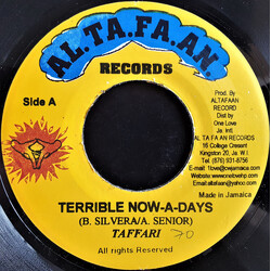 Taffari Terrible Now-A-Days USED VINYL 7INCH 45 RPM