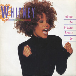 Whitney Houston Where Do Broken Hearts Go USED VINYL 12INCH 45 RPM