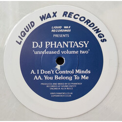 DJ Phantasy Unreleased Volume Two USED VINYL 12INCH 45 RPM