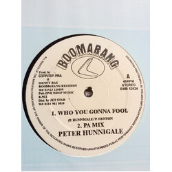 Peter Hunnigale / Lisa Danger Who You Gonna Fool / If Yu Man A Gi Yu Bun USED VINYL 12INCH 45 RPM