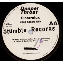 Deeper Throat Mouth Organ Remixes USED VINYL 12INCH 33 S RPM