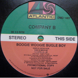 Company B Boogie Woogie Bugle Boy Vinyl 12" USED