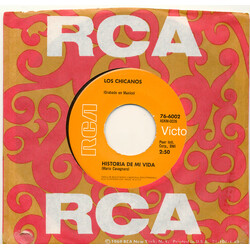Los Chicanos Historia De Mi Vida / Puente De Piedra USED VINYL 7INCH 45 RPM SINGLE