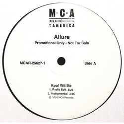 Allure (3) Kool Wit Me USED VINYL 12INCH 33 S RPM PROMO