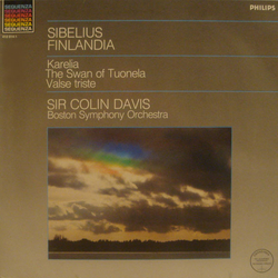 Jean Sibelius / Sir Colin Davis / Boston Symphony Orchestra Finlandia, Karelia, The Swan Of Tuonela, Valse Triste Vinyl LP USED