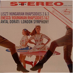 George Enescu / Franz Liszt / Antal Dorati / London Symphony Orchestra Hungarian Rhapsodies 2 & 3 / Roumanian Rhapsodies 1 & 2 Vinyl LP USED