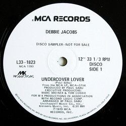 Debbie Jacobs Undercover Lover / Don't You Want My Love USED VINYL 12INCH 33 S RPM PROMO