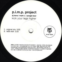 P.I.M.P. Project Kick Your Legs Higher USED VINYL 12INCH