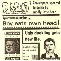 Dissent (2) Boy Eats Own Head! USED VINYL 7INCH 33 S RPM EP