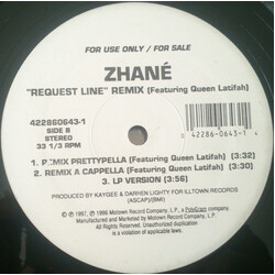 Zhané / Queen Latifah Request Line (Remix) USED VINYL 12INCH PROMO