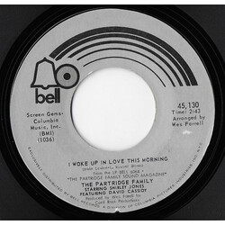 The Partridge Family / Shirley Jones (2) / David Cassidy I Woke Up In Love This Morning / Twenty-Four Hours A Day USED VINYL 7INCH 45 RPM SINGLE STYRE