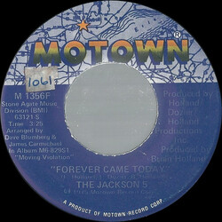 The Jackson 5 Forever Came Today USED VINYL 7INCH SINGLE