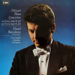 Wolfgang Amadeus Mozart / Daniel Barenboim / English Chamber Orchestra Piano Concertos: No. 13 In C Major K.415 / No. 17 In G Major K.453 Vinyl LP USE
