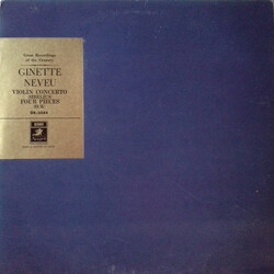 Ginette Neveu / Jean Sibelius / Josef Suk (2) Violin Concerto / Four Pieces Vinyl LP USED