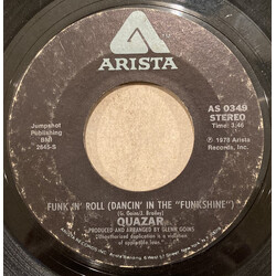 Quazar (2) Funk 'n' Roll  (Dancin' In The "Funkshine") USED VINYL 7INCH 45 RPM SINGLE STYRENE STEREO