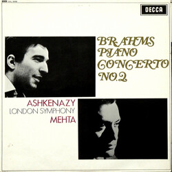 Johannes Brahms / Vladimir Ashkenazy / London Symphony Orchestra / Zubin Mehta Piano Concerto No. 2 Vinyl LP USED