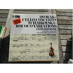 Antonín Dvořák / Pyotr Ilyich Tchaikovsky / Leonard Rose / Eugene Ormandy / The Philadelphia Orchestra Cello Concerto / Rococo Variations Vinyl LP USE