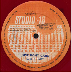 Love & Unity / Sgt. Pepper I Just Don't Care / Cut From Master Tape USED VINYL 12INCH 45 RPM