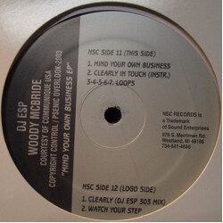 DJ ESP Mind Your Own Business EP USED VINYL 12INCH EP 33 S RPM